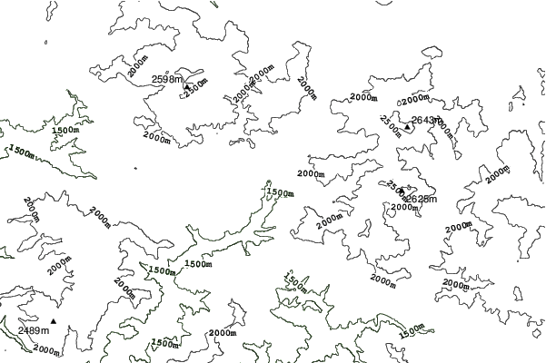 Bitlis Sapgõr Ski Center neighbourhood contours