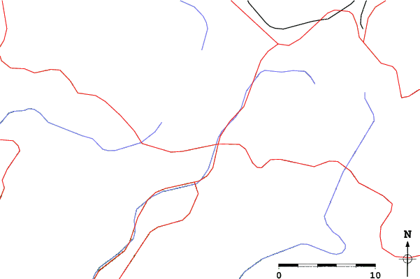 Roads and rivers close to Bitlis Sapgõr Ski Center