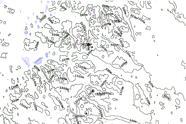 Björkliden neighbourhood contours
