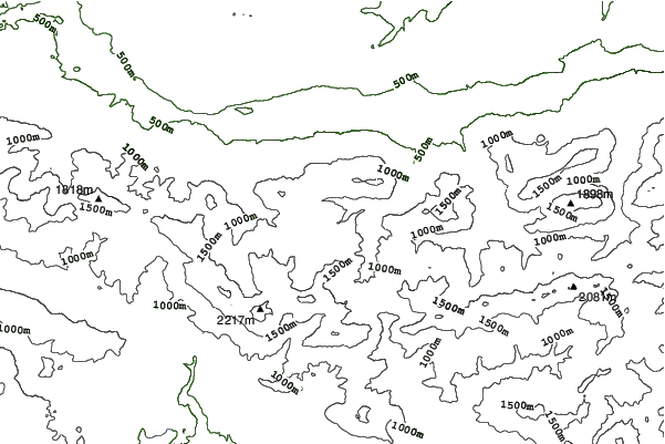 Bodental neighbourhood contours