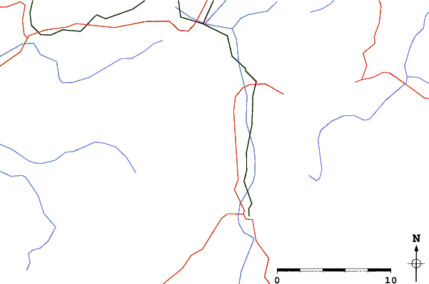 Roads and rivers close to Bolsterlang