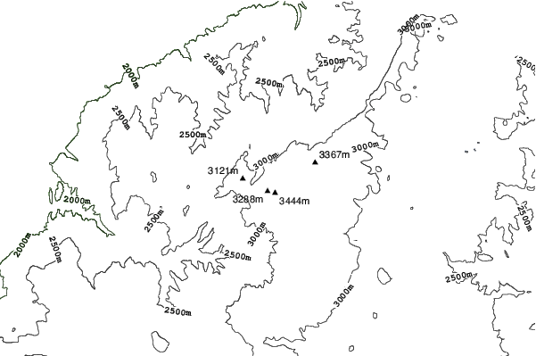 Brian Head Resort neighbourhood contours