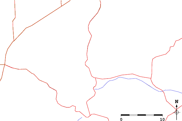Roads and rivers close to Brian Head Resort