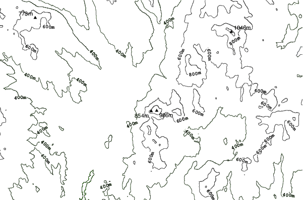 Burke Mountain neighbourhood contours