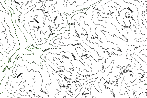 Ceillac en Queyras neighbourhood contours