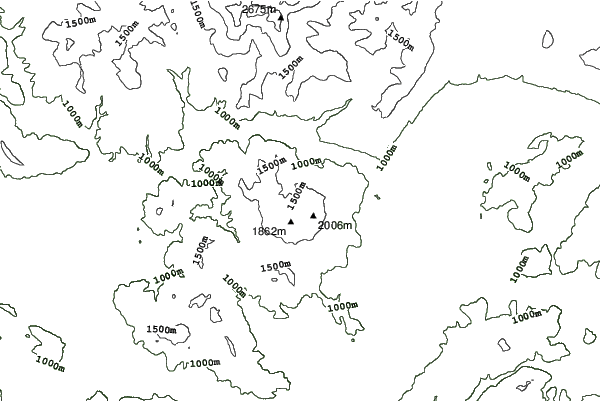 Ceuze Gap neighbourhood contours