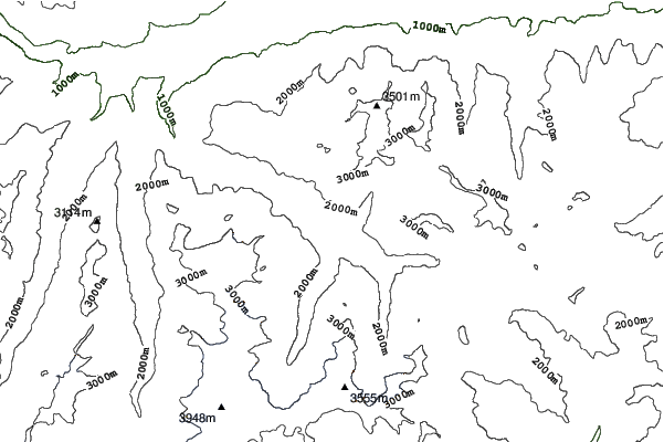 Cogne neighbourhood contours