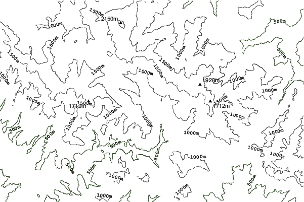 Cutigliano neighbourhood contours
