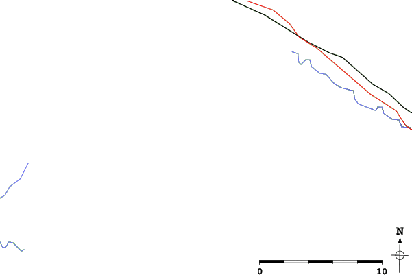 Roads and rivers close to Dave Henry Lodge