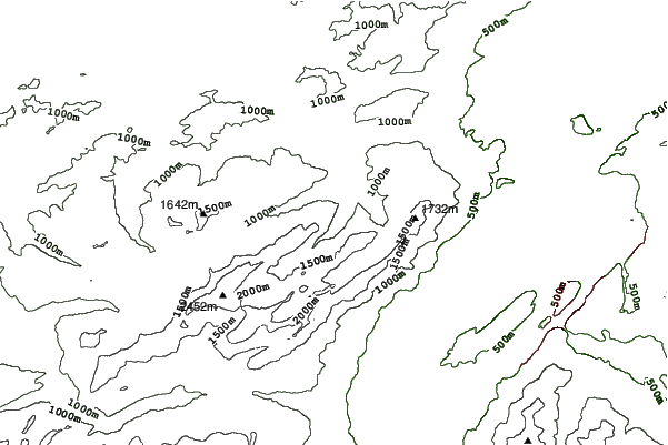 Ebenalp neighbourhood contours