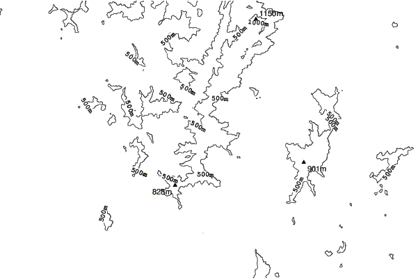 Eden Valley Resort neighbourhood contours