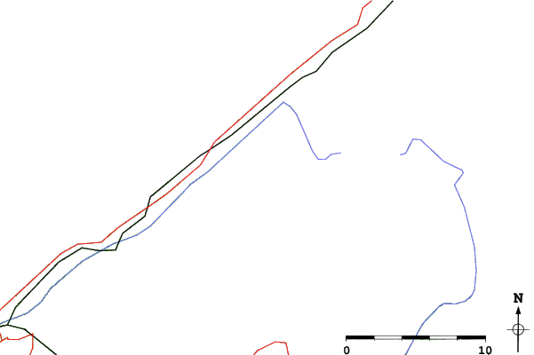 Roads and rivers close to Ernergalen