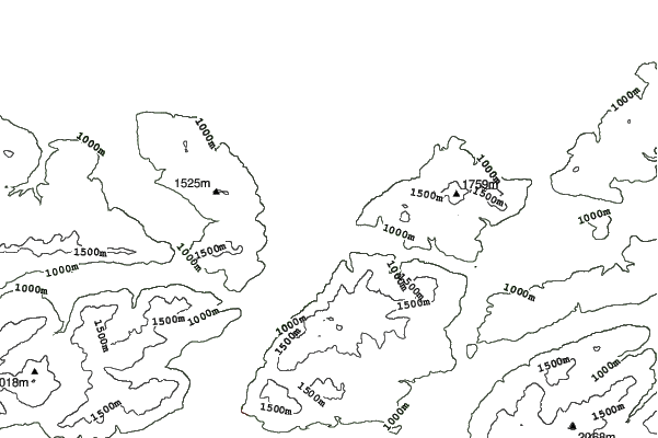 Eschenlohe neighbourhood contours