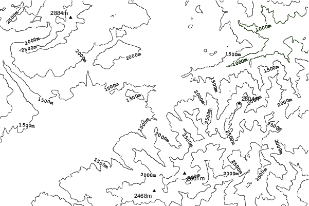 Espace Cambre d'Aze (Eyne 2600) neighbourhood contours