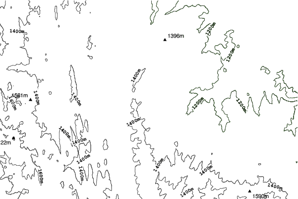 Fairmont Hot Springs neighbourhood contours