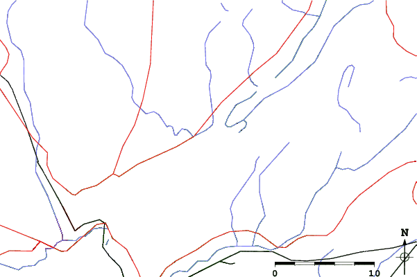 Roads and rivers close to Fernwood