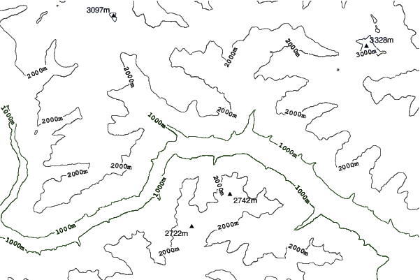 Flattach neighbourhood contours