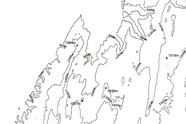 Font D'urle neighbourhood contours