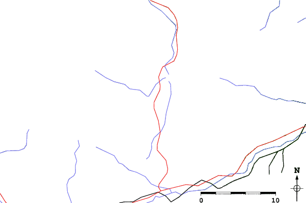 Roads and rivers close to Formigueres