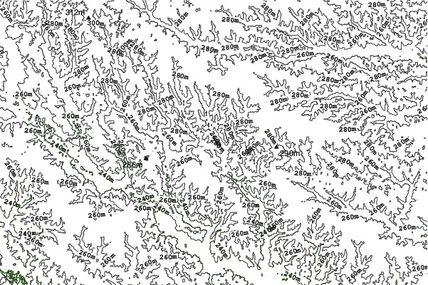 Fun Valley neighbourhood contours