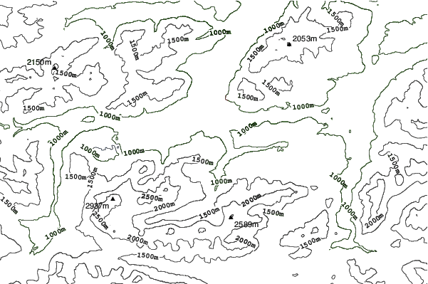 Garmisch-Classic neighbourhood contours