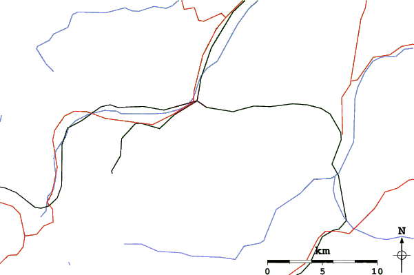 Roads and rivers close to Garmisch-Classic
