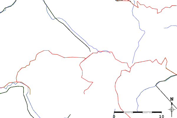 Roads and rivers close to Gérardmer