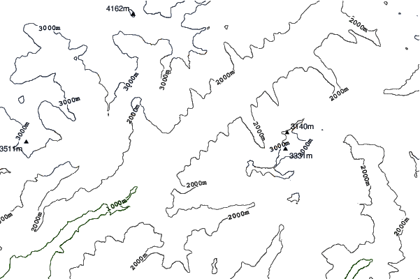 Gluringen - Goms neighbourhood contours