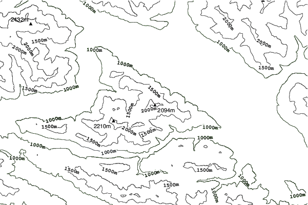 Goldegg neighbourhood contours