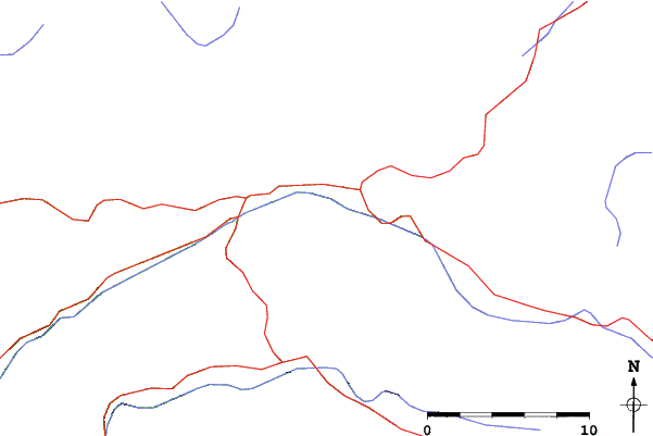 Roads and rivers close to Gorky Gorod