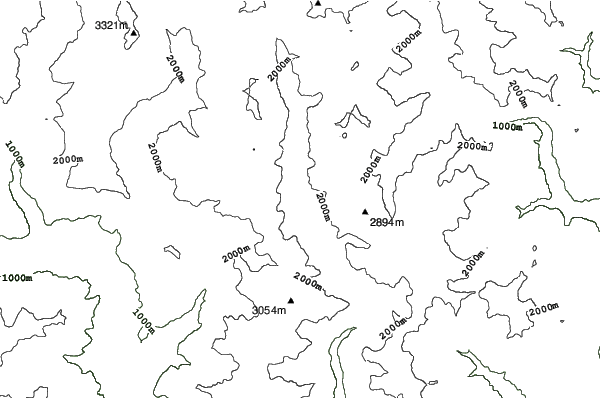 Gressoney-Saint-Jean neighbourhood contours