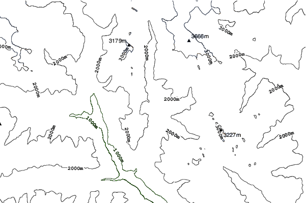 Grossglockner Resort (Kals und Matrei) neighbourhood contours