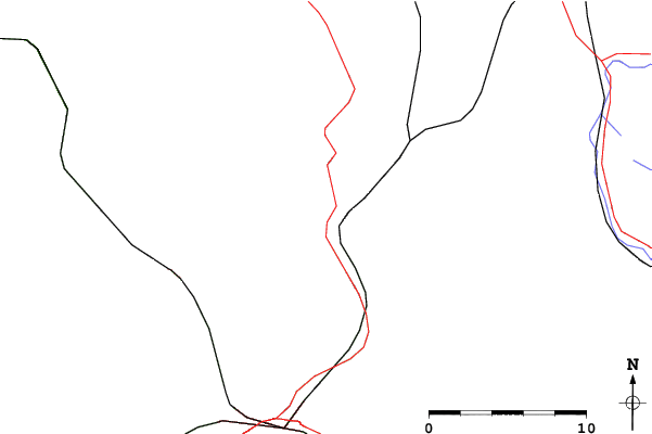 Roads and rivers close to Holimont Ski Area