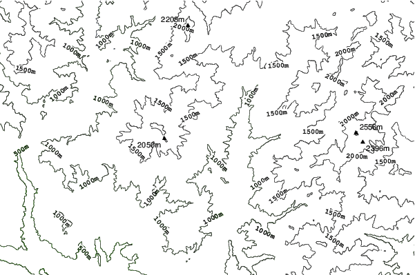 Hotaka Bokujo neighbourhood contours