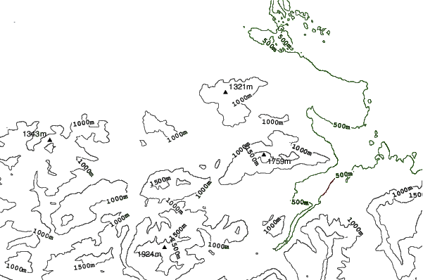 Inzell-Kessel Lifte neighbourhood contours