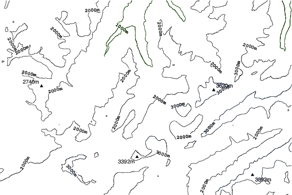 Kandersteg neighbourhood contours