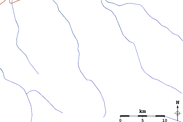 Roads and rivers close to Karakol Mountain Ski Base