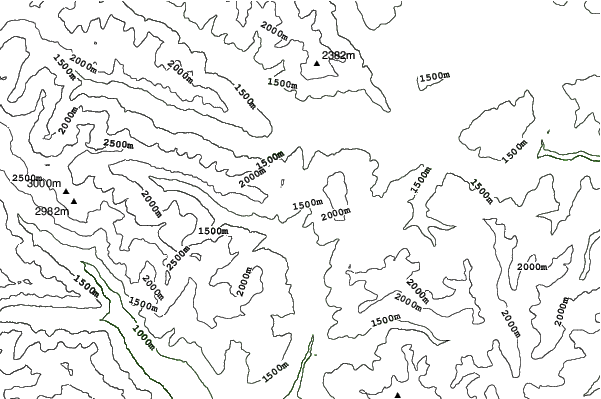 Katschberg-Aineck neighbourhood contours
