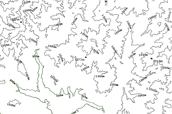 Kawaba neighbourhood contours