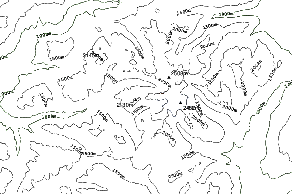 Kingfisher Heliskiing neighbourhood contours