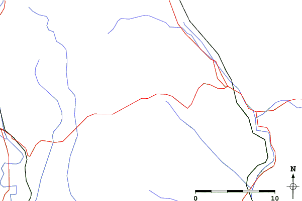 Roads and rivers close to Klippitztörl