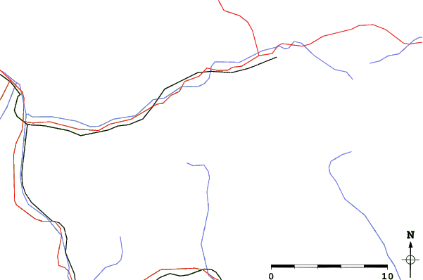 Roads and rivers close to Kohútka