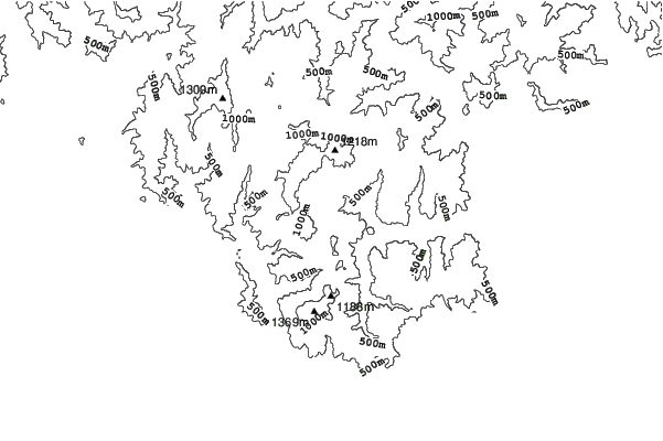 Kunimidake neighbourhood contours