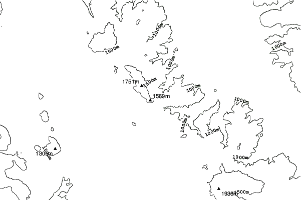 Kupres neighbourhood contours