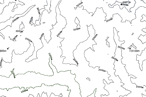 La Magdeleine neighbourhood contours