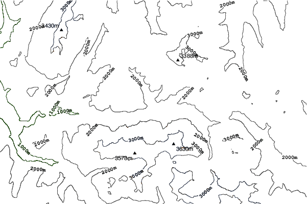 Le Chazelet neighbourhood contours