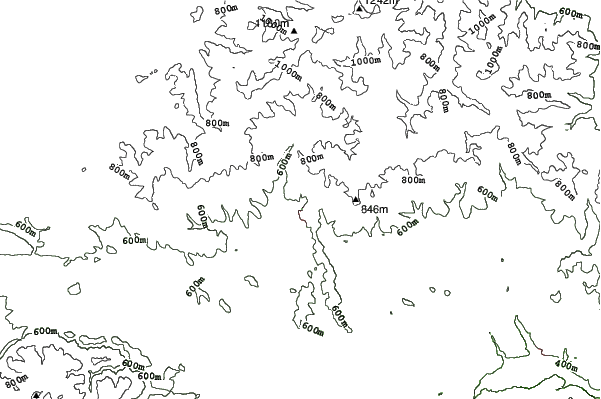 Levoča - Závada neighbourhood contours