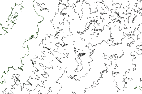 Maeyama neighbourhood contours