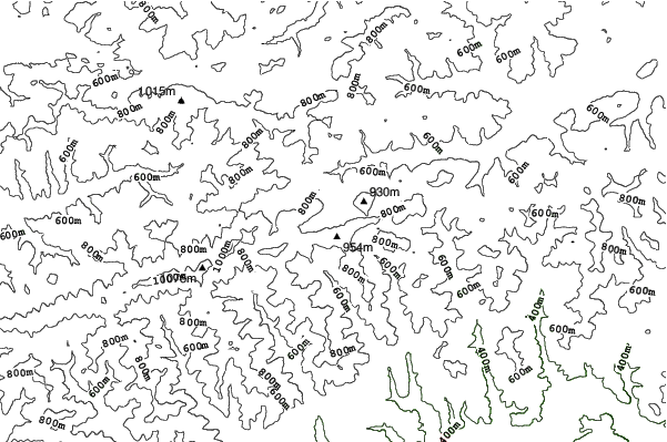Makov neighbourhood contours