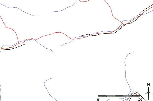 Roads and rivers close to Makov
